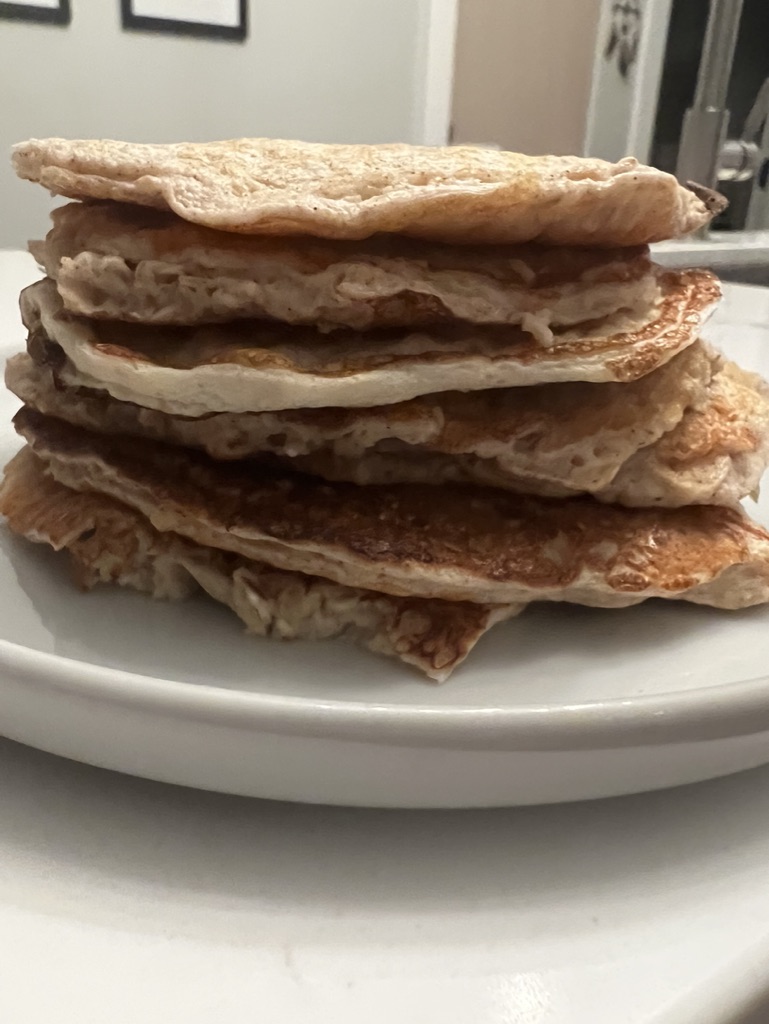 protein pancakes, plate, recipe